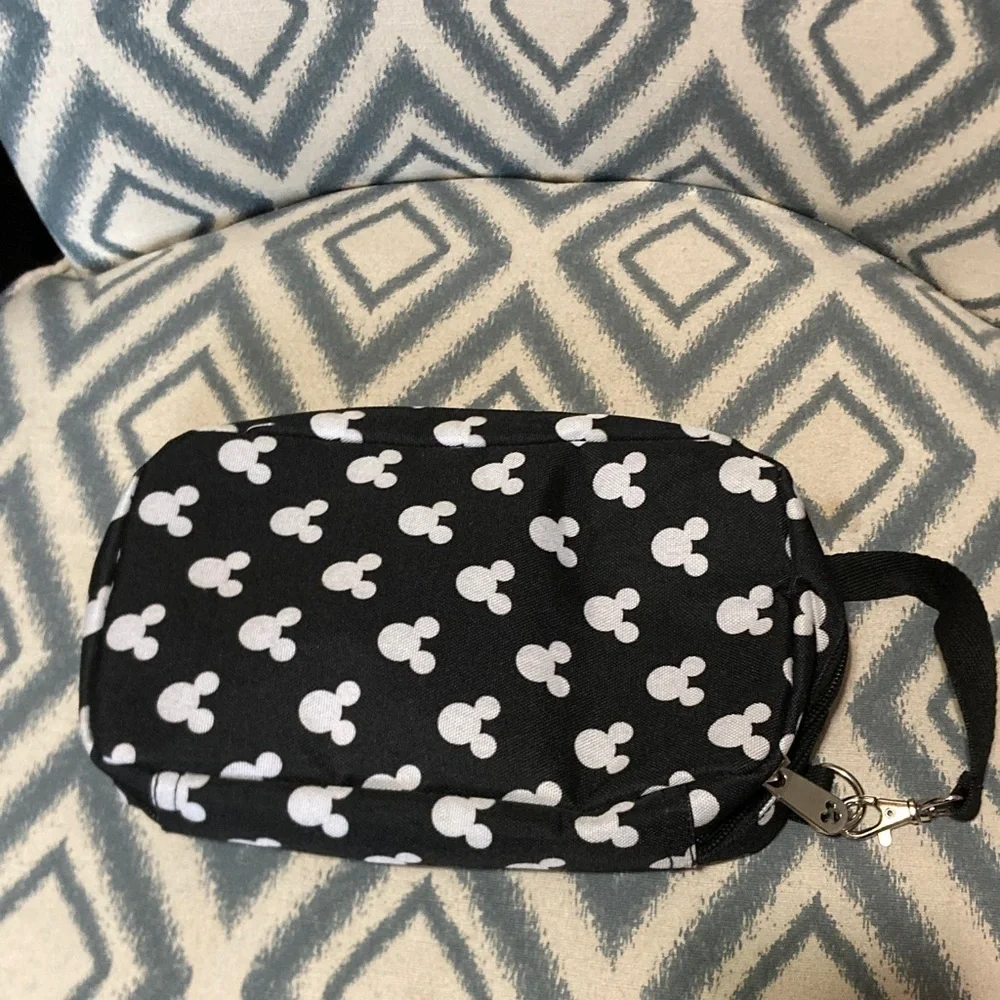Black and‎ White Mickey Mouse Patterned Bag